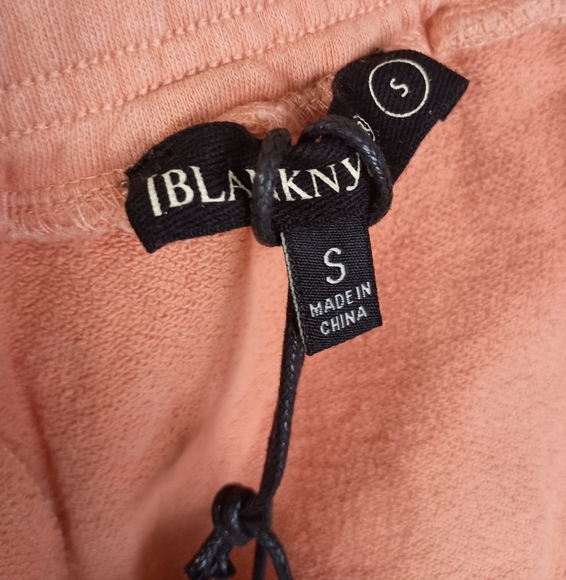 NWT Blank NYC Power Hour Cotton Sweatpant in Acid Wash Peach Size Small - Picture 6 of 8